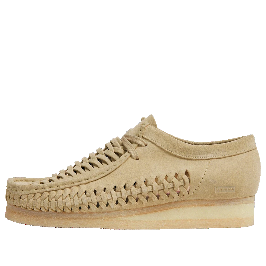 Clarks x Supreme Woven Wallabee 'Tan' 26160850