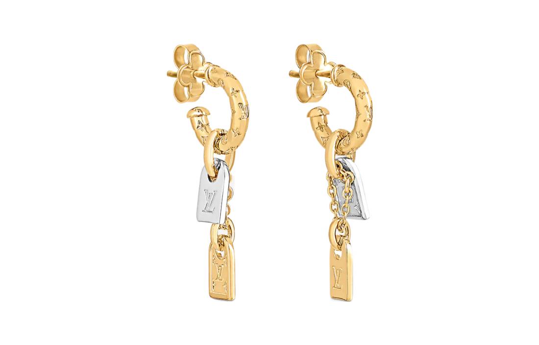 LOUIS VUITTON Earrings Women's Gold