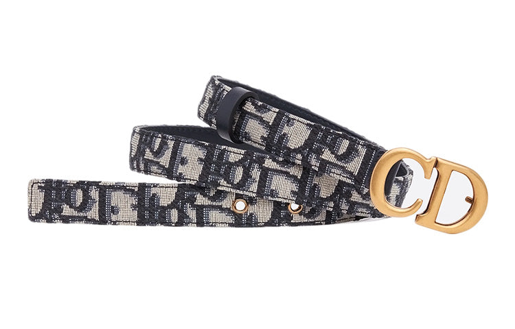 DIOR Cow Leather Leather Belts Unisex 2cm