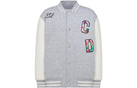 DIOR Dior Quarterly New Products FW22 Baseball Jacket Gray Kids'