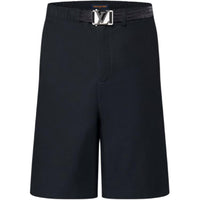 LOUIS VUITTON Lv Buckle Cotton Shorts