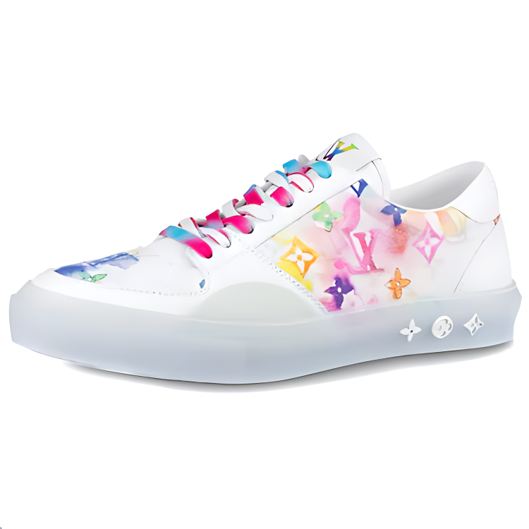 LOUIS VUITTON Ollie Sneakers 'White With Colorful Monogram'