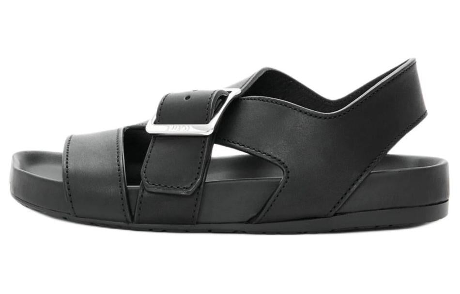 LOEWE Ease Buckle Leather Sandals