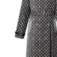 LOUIS VUITTON SS23 Trench Coat Women's Black