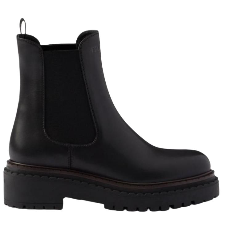 PRADA Short Chelsea Boots 5.5cm Women's Black