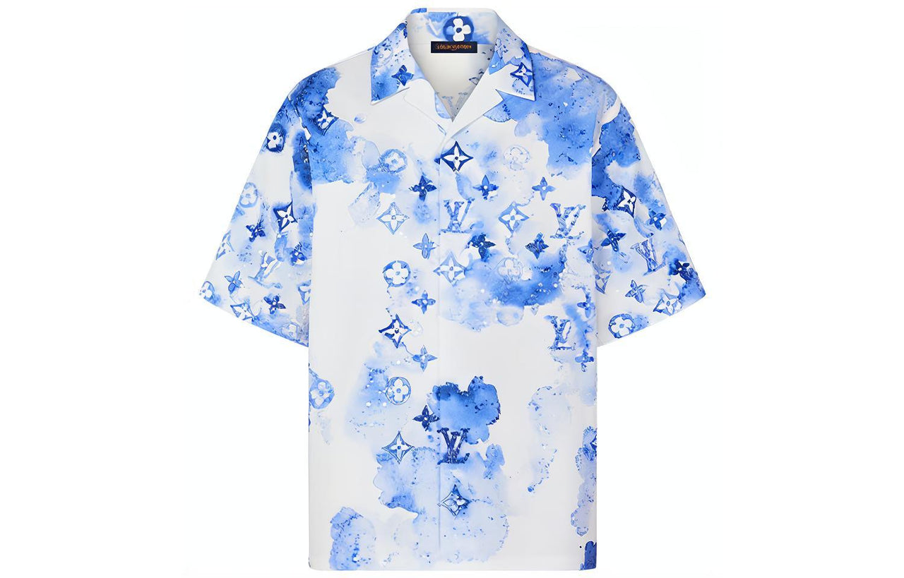 LOUIS VUITTON New Quarterly Products Of LV Shirts Men Blue
