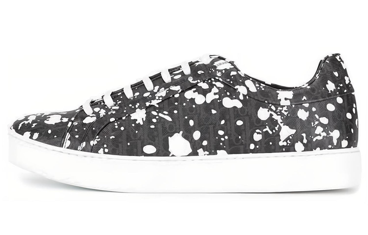 DIOR B06 Low Top Stylish Skateboarding Shoes Men's Black White