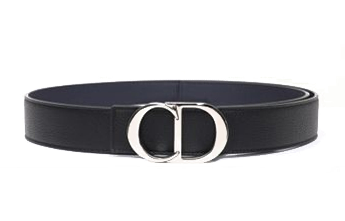 DIOR Logo Plaque Buckle Belt