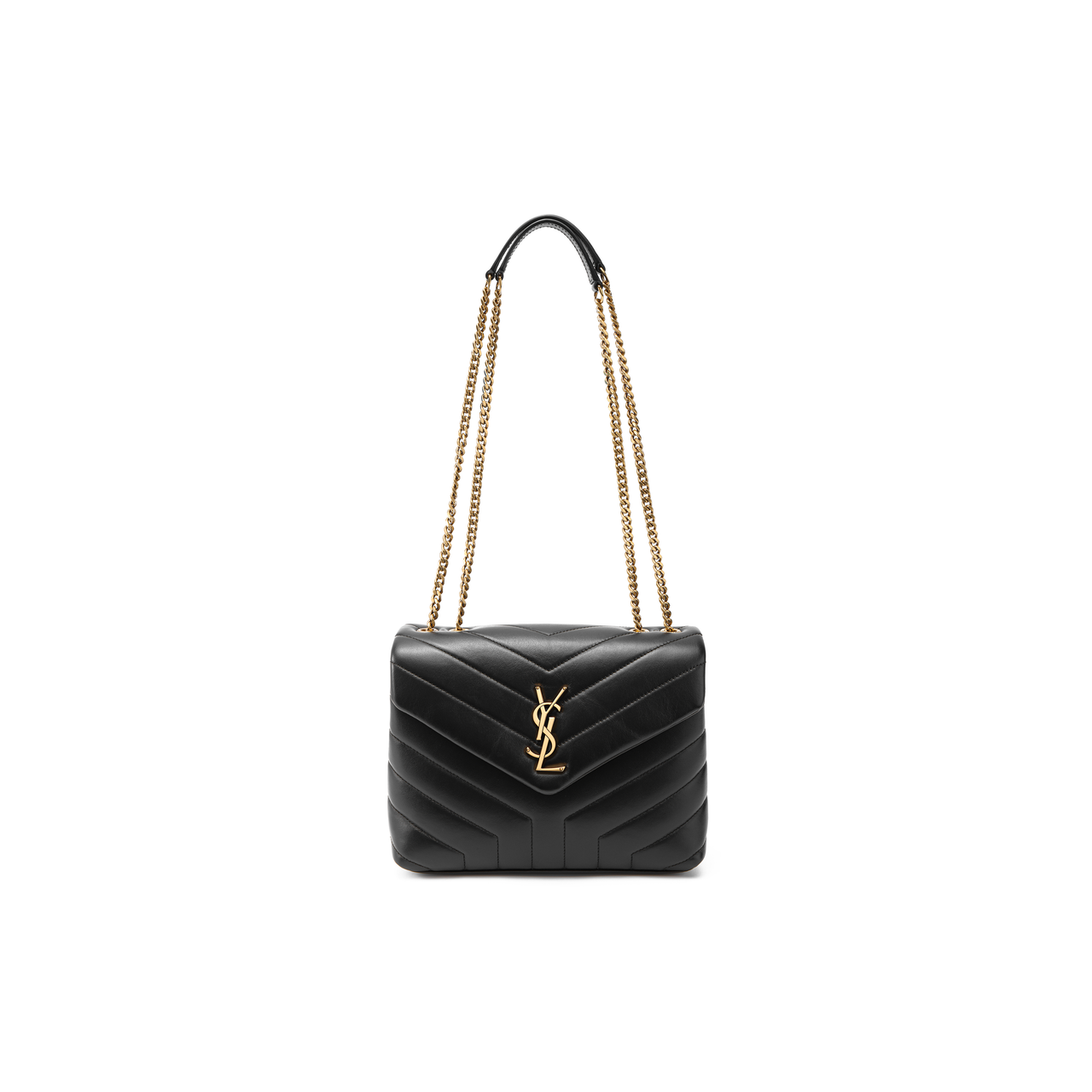 SAINT LAURENT Loulou Matelassé Small Shoulder Bag