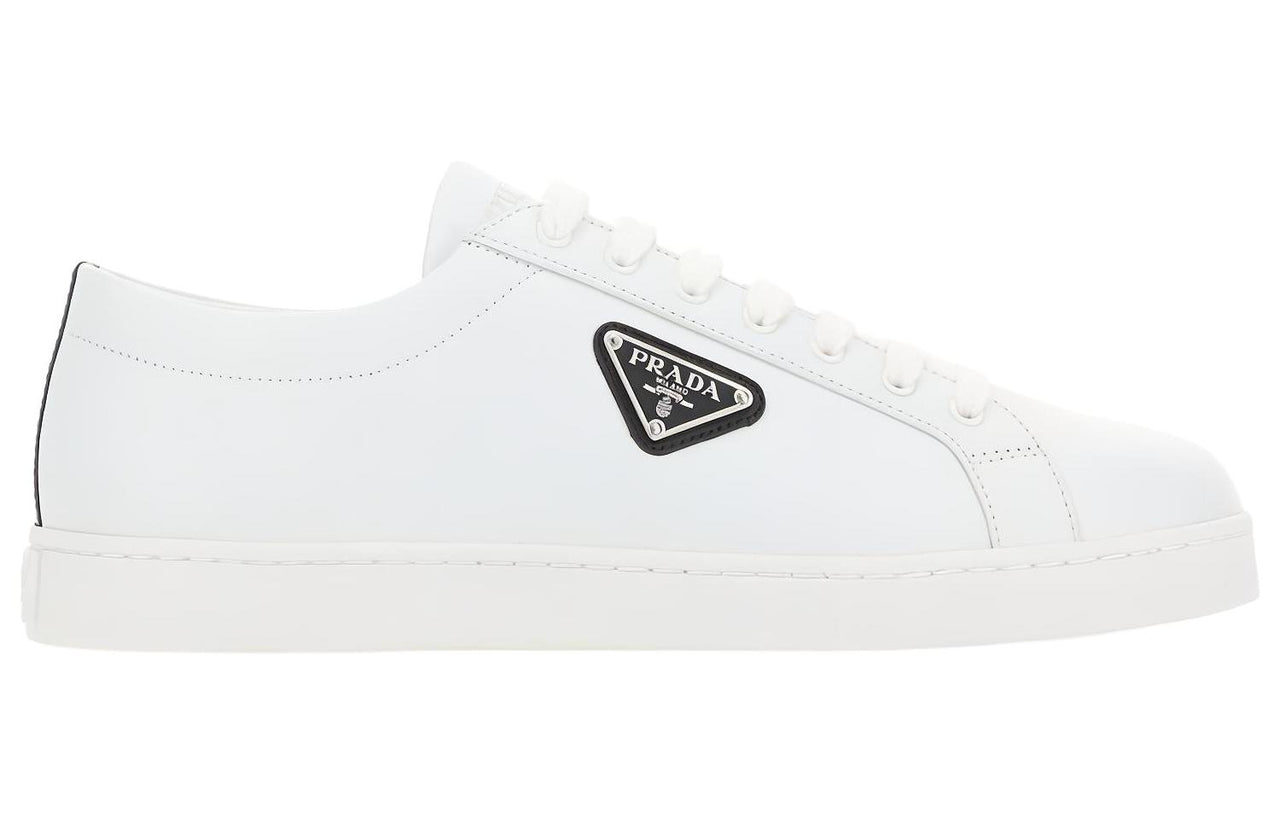 PRADA Stylish Skateboarding Shoes Men's White Black