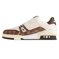LOUIS VUITTON Trainer Low Top Skateboard Shoes Unisex Brown