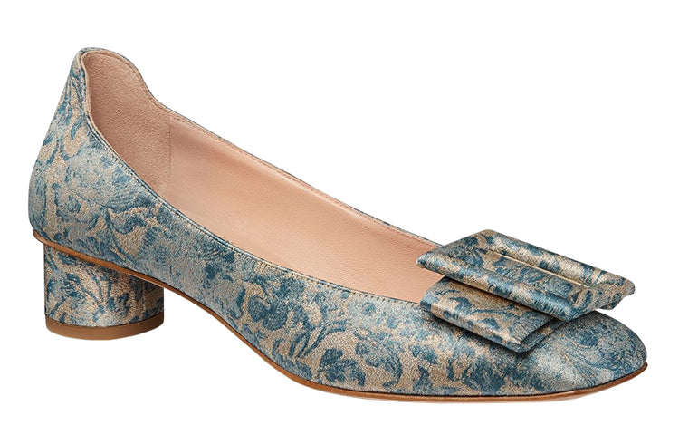 DIOR Idylle Chunky Heel Medium Heel Shoes Women's Blue