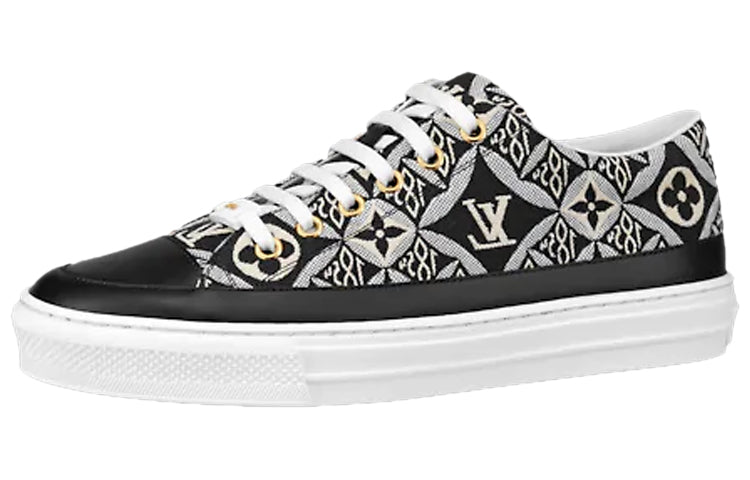 LOUIS VUITTON Stellar Sneakers 'White Black Monogram' Women's
