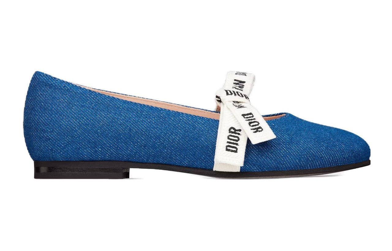 DIOR Miss B Cushioning Wear-Resistant Low-Top Kids Lifestyle Shoes Blue Kids'