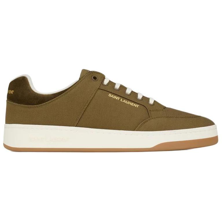 SAINT LAURENT SL/61 Low Top Skateboard Shoes Men's Army Green