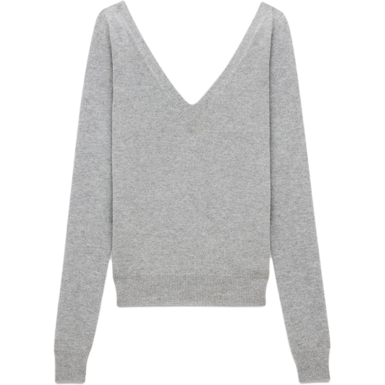 SAINT LAURENT V-Neck Long-Sleeved Jumper
