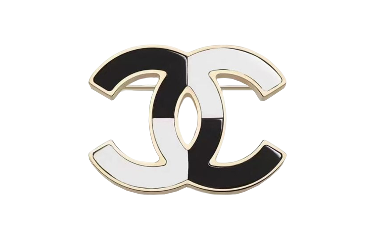CHANEL 2023 Cc Colour-block Brooch
