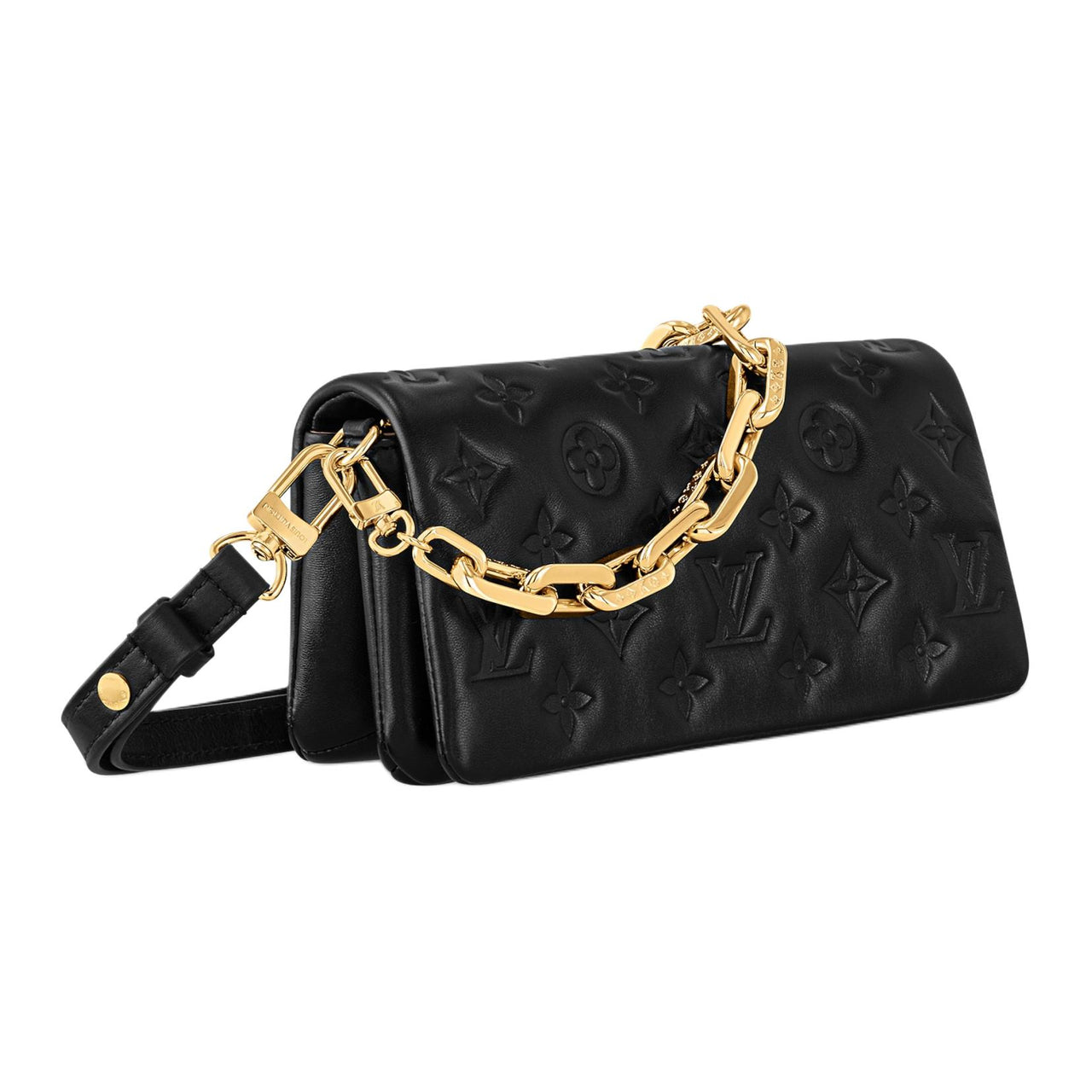 LOUIS VUITTON Pochette Coussin Black