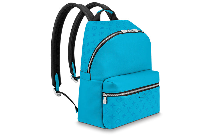 LOUIS VUITTON Taigarama Discovery Backpack Pm Monogram Lagoon Blue