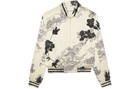 SAINT LAURENT Floral print Bomber Jacket