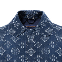 LOUIS VUITTON FW23 Shirt Men's Blue