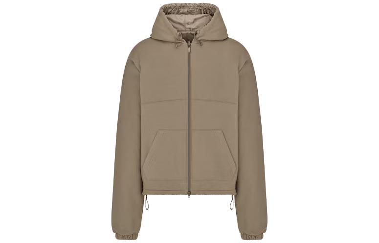 DIOR Logo Embroidered Zip Up Jacket