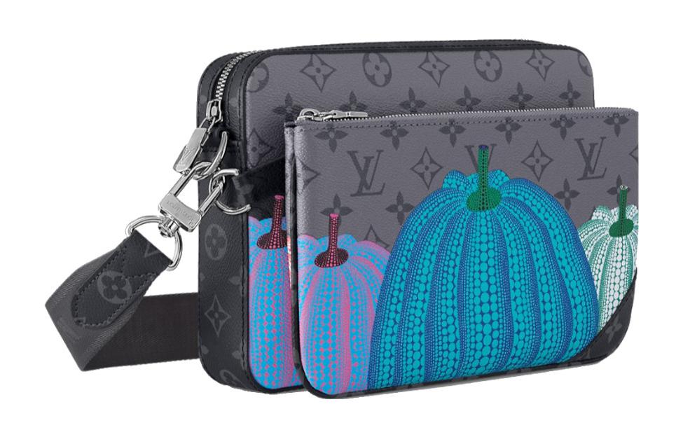 LOUIS VUITTON Lv X Yk Trio Messenger Pumpkin Print
