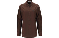 MIU MIU Logo embroidered Cotton Shirt