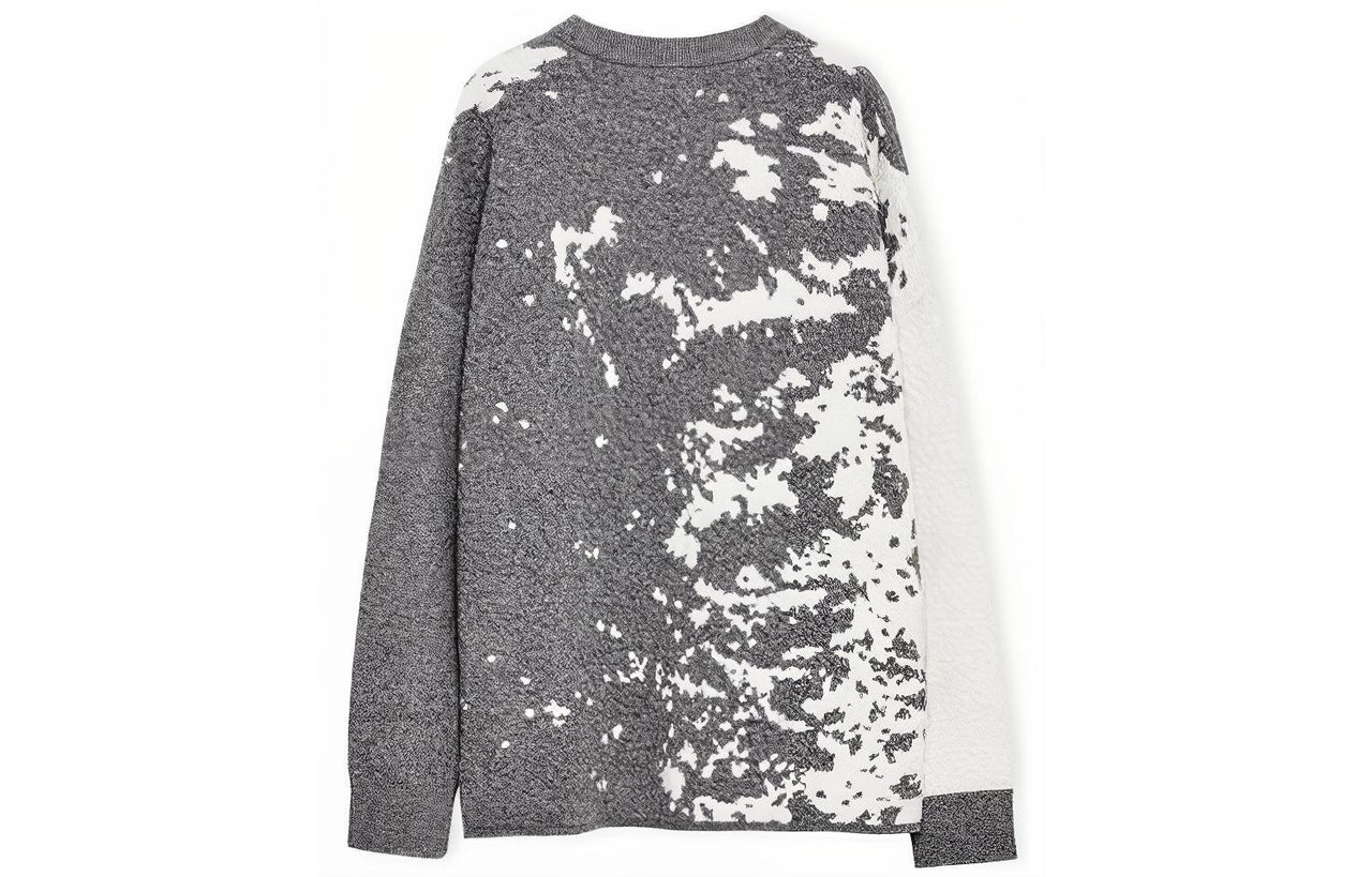LOEWE FW22 Sweater Men's Gray White
