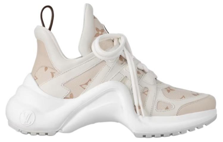 LOUIS VUITTON Archlight 1.0 Low-Top Chunky Sneakers Women's Beige