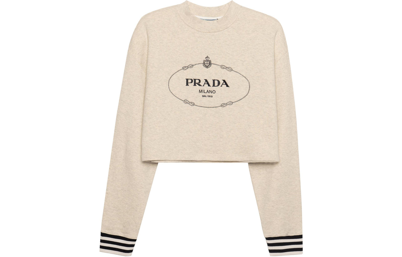 PRADA Sweatshirts Women's Ecru