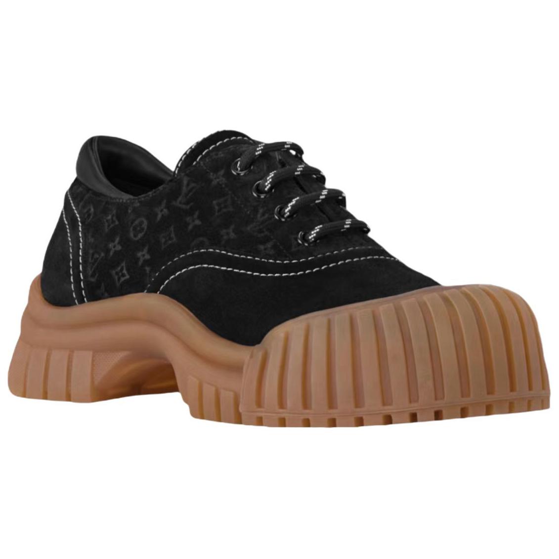 LOUIS VUITTON Ruby Casual Single Shoes Women's Black