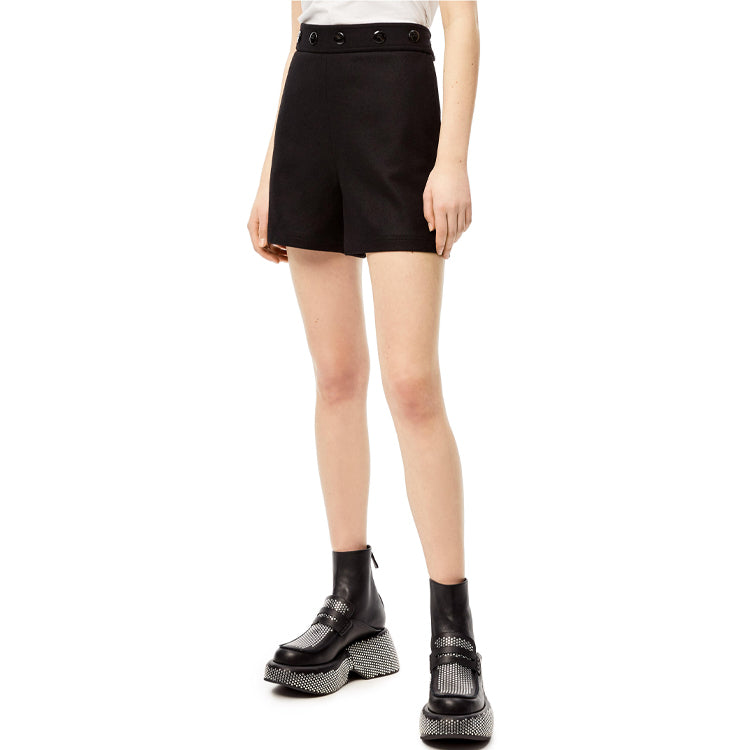 LOEWE FW21 Casual Shorts Women's Black