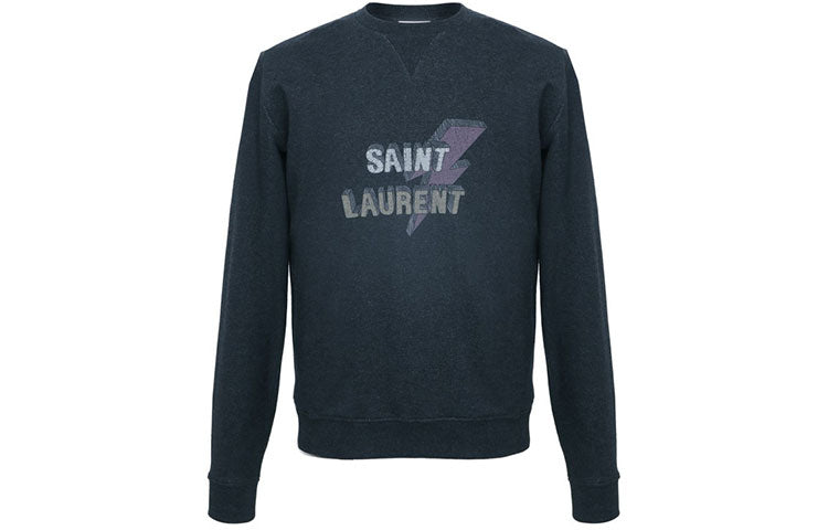 SAINT LAURENT Sweatshirts Men Gray