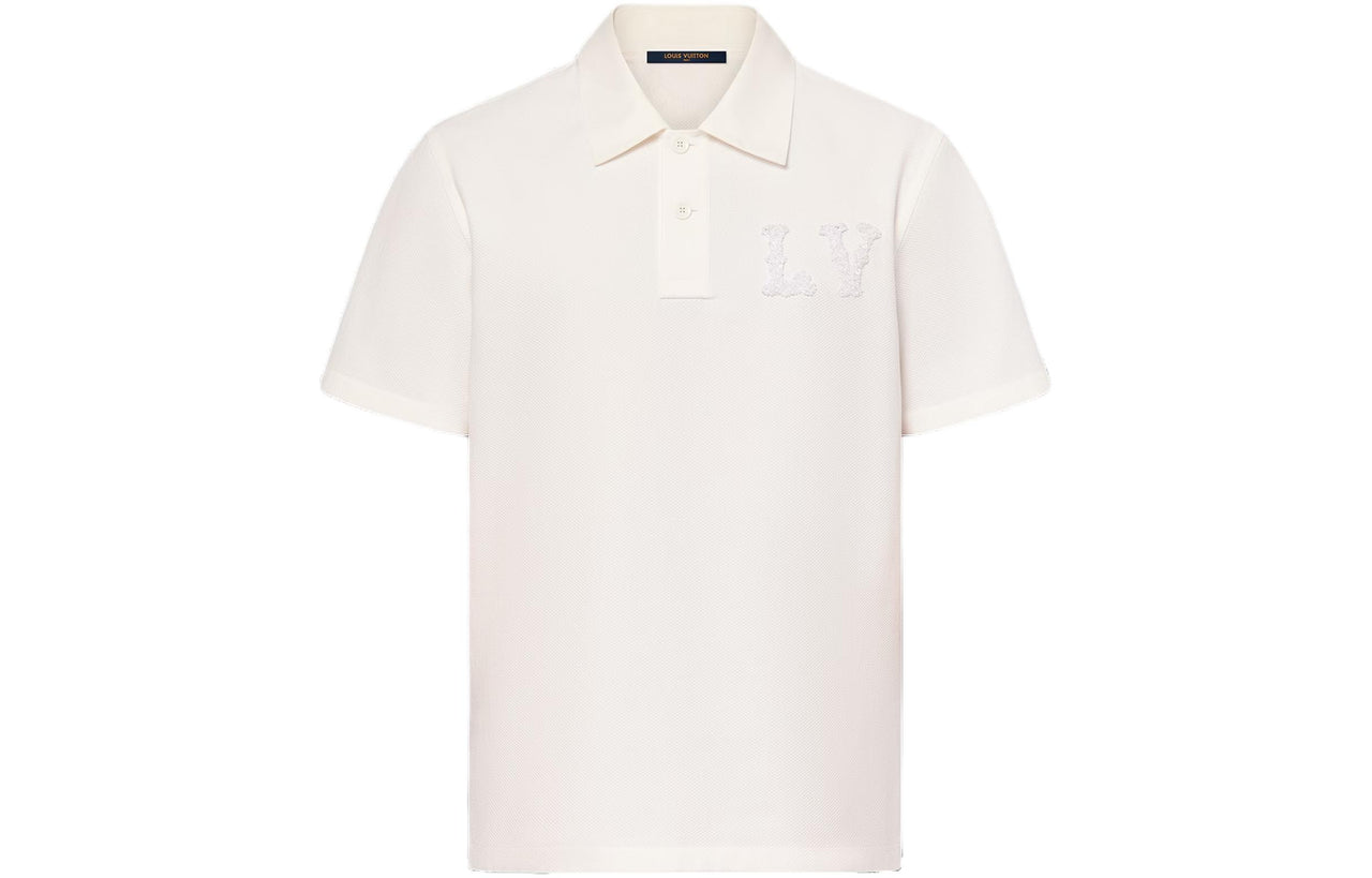LOUIS VUITTON Poplin Polo With Embroidered Lv Patch