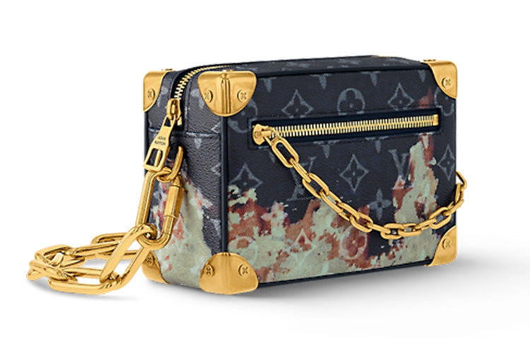 LOUIS VUITTON Mini Soft Trunk Ink Blue