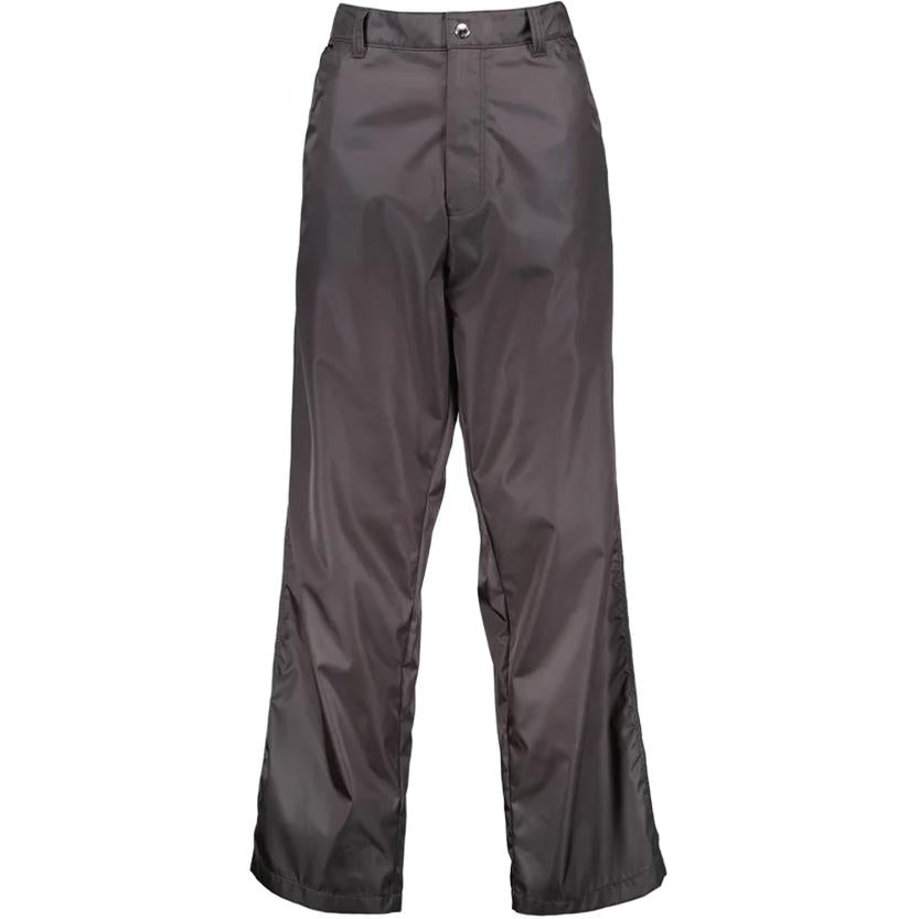 PRADA Logo Plaque Straight Leg Trousers