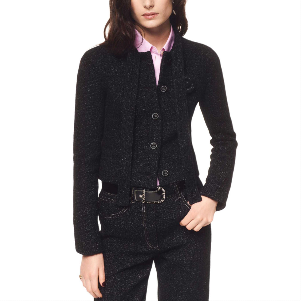 CHANEL 24 New Spring And Summer Arrivals Jackets Coats Women's Black