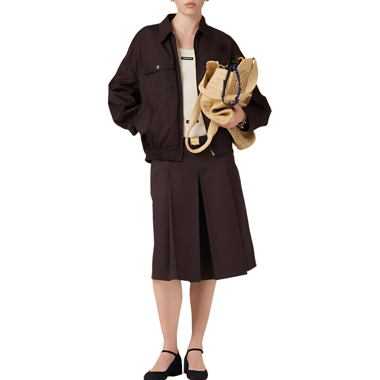 MIU MIU Jackets Unisex Cocoa Brown