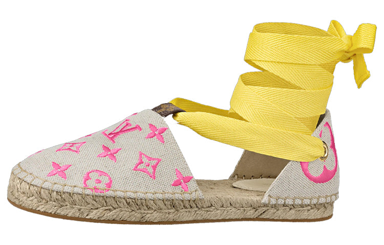 LOUIS VUITTON Starboard Sandals 'Beige Pink Yellow' Women's