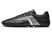PRADA Shock Absorbers Slip Resistant, Abrasion Resistant, Breathable Low Top Casual Shoes Men's Black