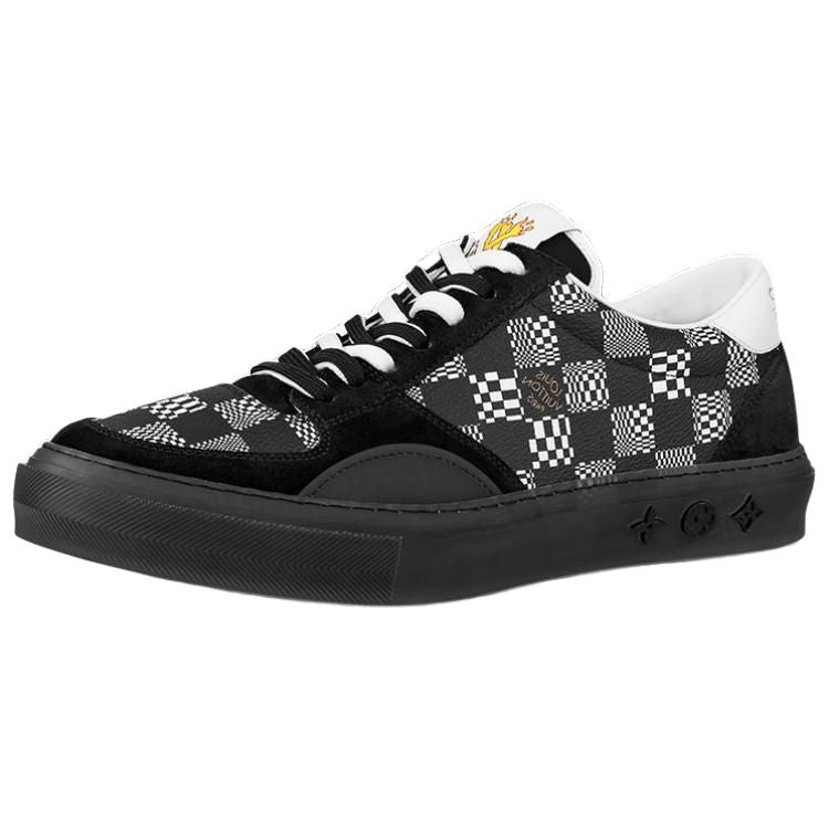 LOUIS VUITTON Ollie Sneakers 'Black Plaid Monogram'