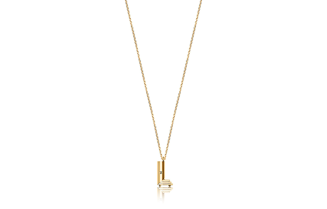 LOUIS VUITTON Brass Metal Necklaces Women's