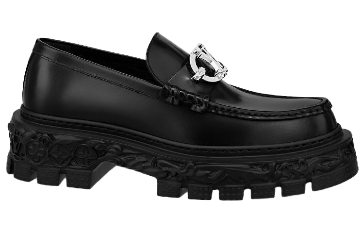 LOUIS VUITTON Baroque Loafers 'Black'
