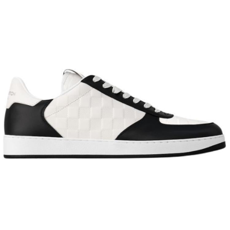 LOUIS VUITTON Rivoli Low-Top Skateboard Shoes Men's Black White
