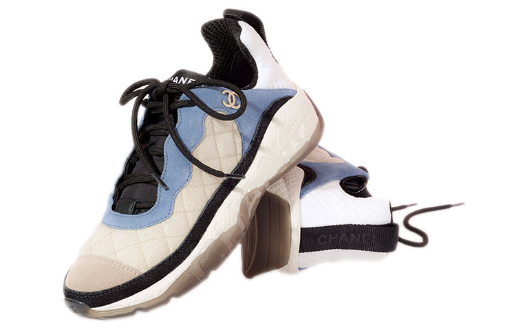 CHANEL Low-Top Casual Shoes Women's Blue