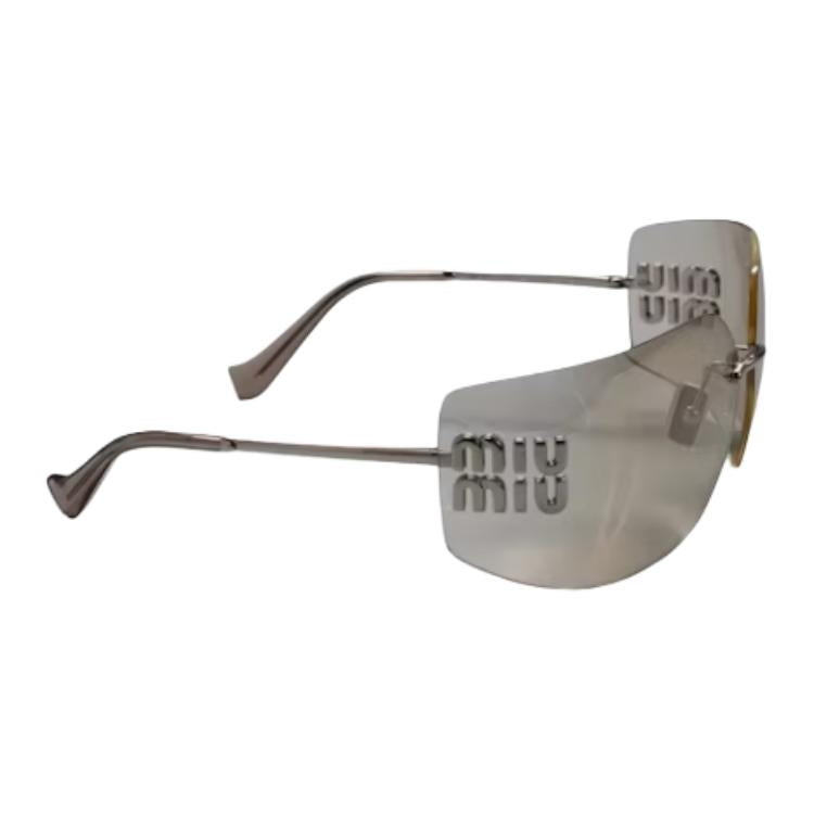 MIU MIU Eyewear Shield frame Sunglasses