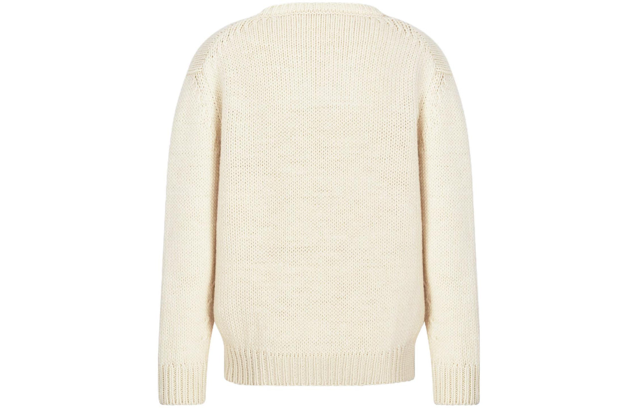 DIOR V Neck Knitted Jumper