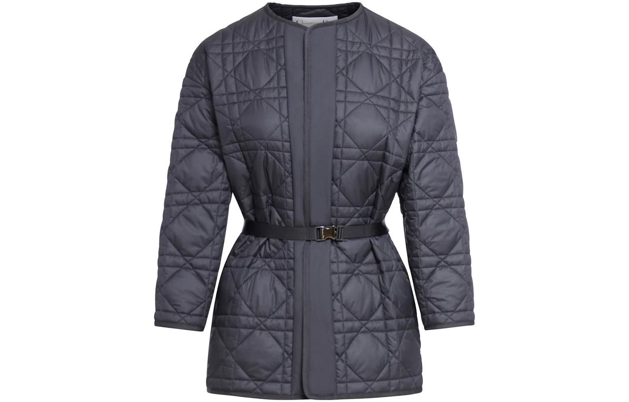 DIOR Coats Women's Dark Gray