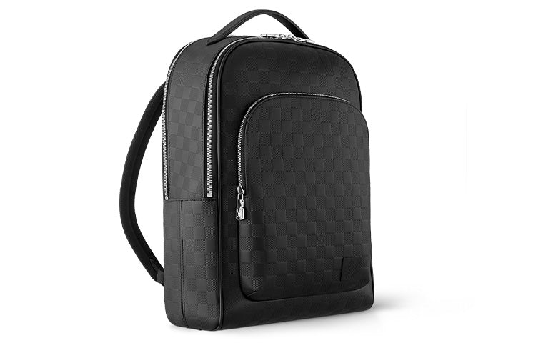 LOUIS VUITTON Avenue Cow Leather Backpack Regular Men's Black